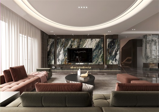 共享花園618平米現代輕奢風裝修效果圖