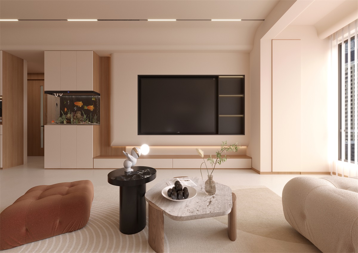 中海九樾143㎡ | 原木奶油風(fēng)的家，越看越愛(ài)！