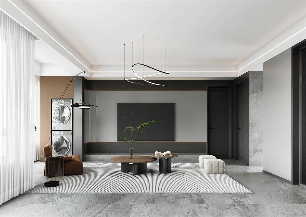 國府壹號| 驚艷！147㎡黑色簡約家，又A又颯高級感直接拉滿