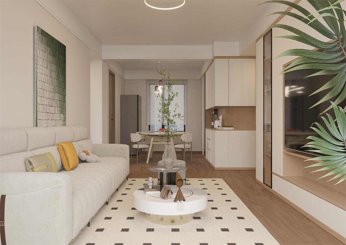 中房西悅府 | 簡(jiǎn)約不失高級(jí)，127㎡原木奶油風(fēng)滿是松弛感！