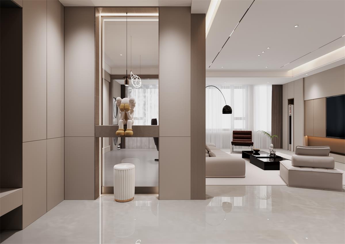 玉庭華府146㎡ | 自帶高級(jí)感的意式極簡(jiǎn)家，一進(jìn)門就想哇塞！