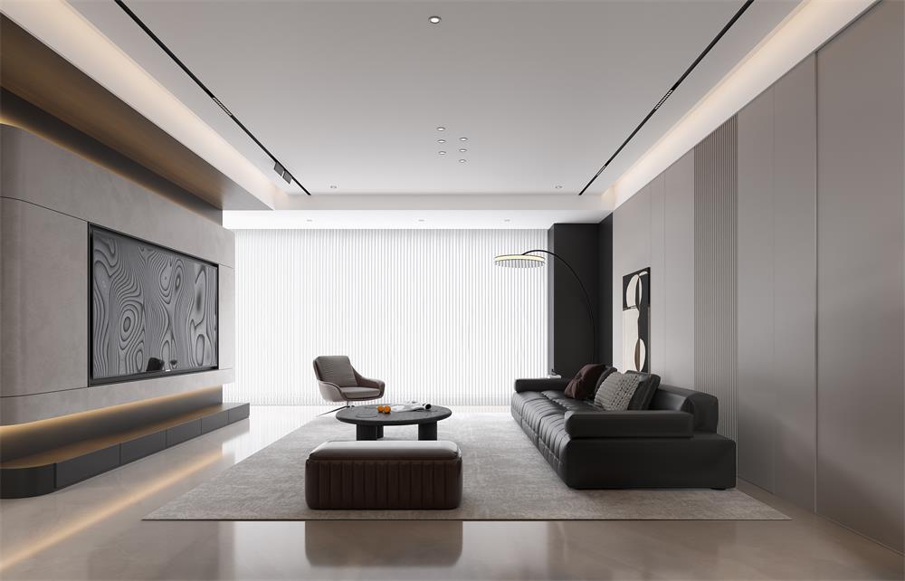 中海華樾133㎡ | 看不膩的「黑白極簡」王炸組合！高級感原地封神！