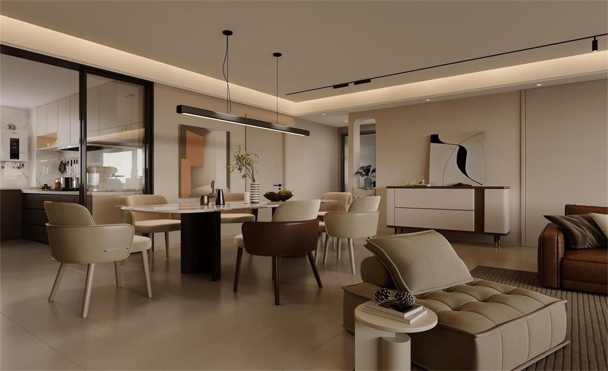 中海華樾 | 現在裝修都內卷成這樣了？！從玄關就開始美哭的143㎡現代風