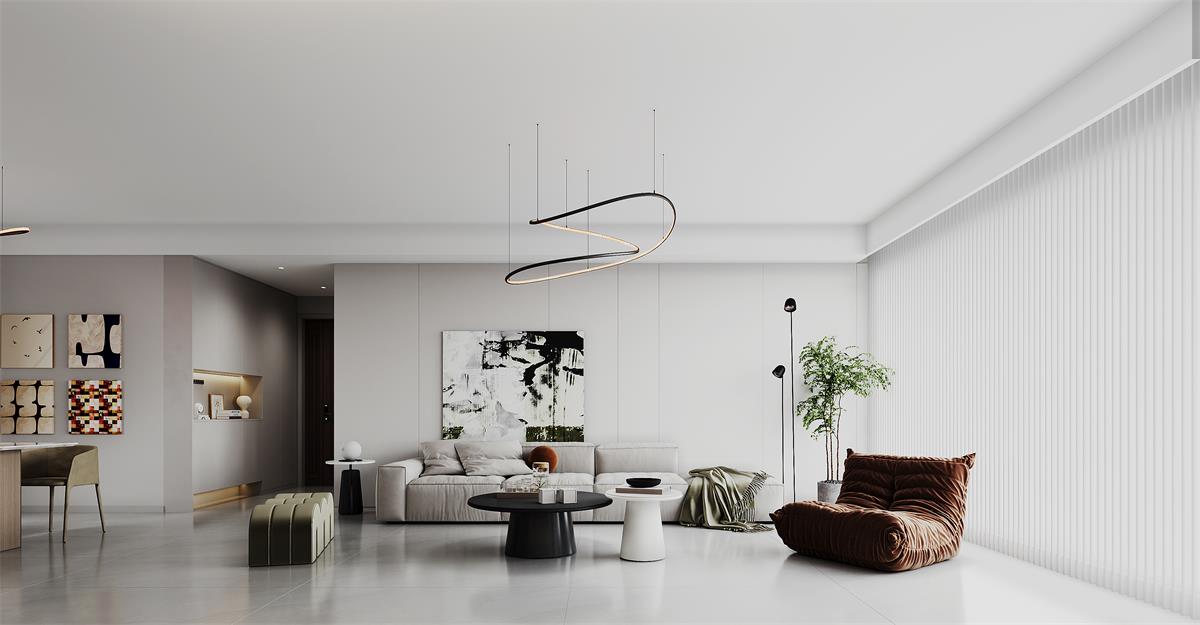 寧房云筑129㎡ | 裝修的盡頭原來是極簡！家越簡單越高級~