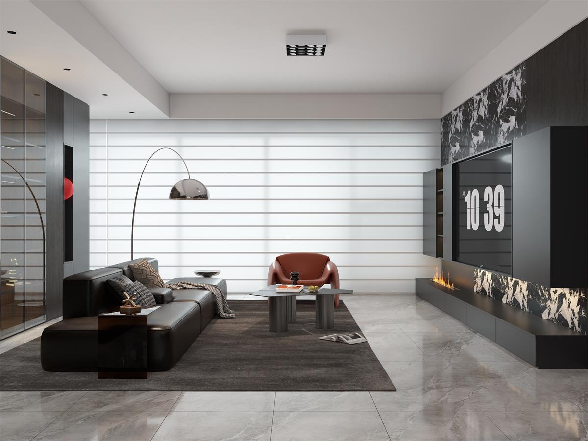 萬科錦曜 | 暗黑美學(xué)天花板！他家129㎡意式風(fēng)太驚艷了！