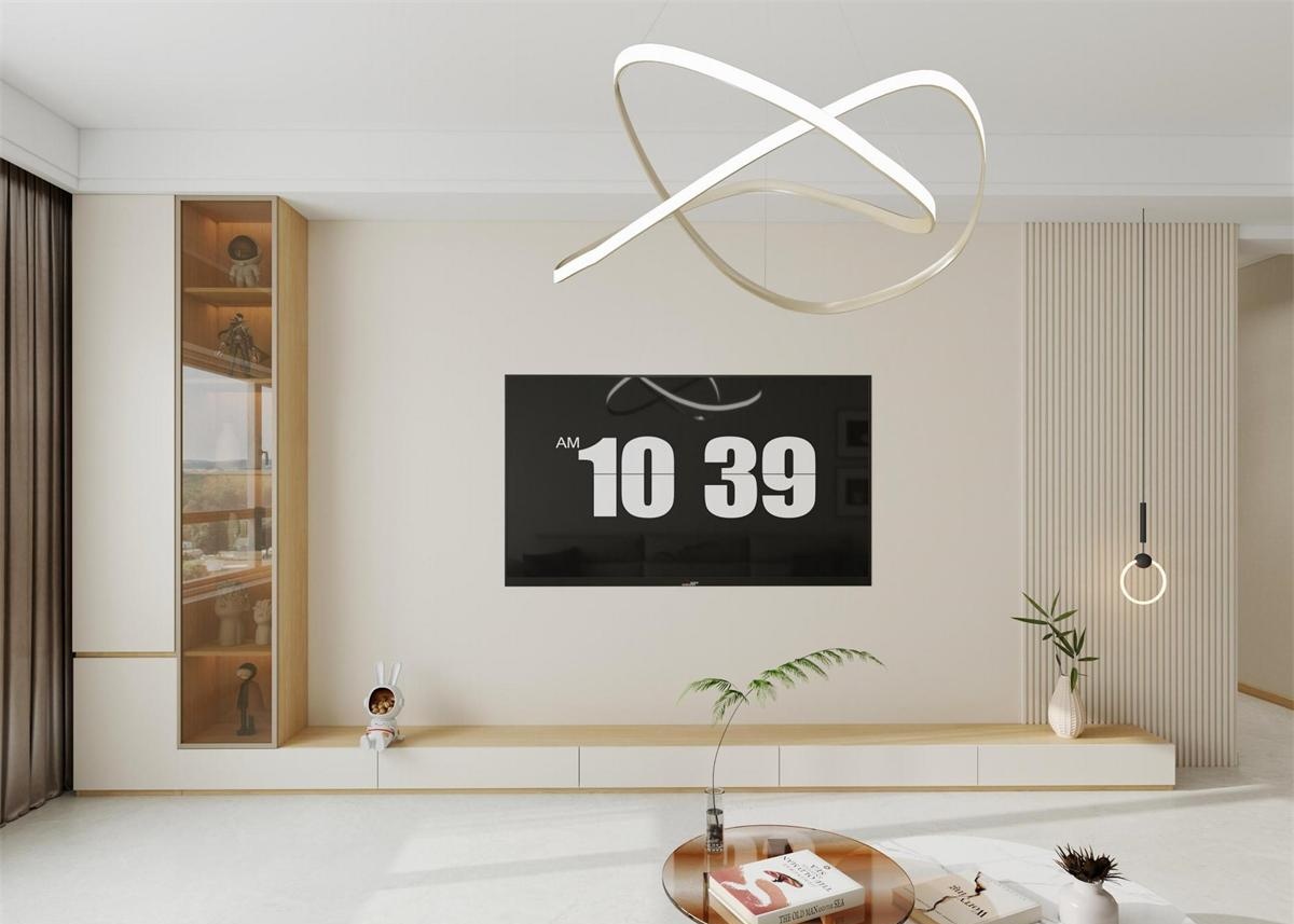 魯銀瀧璽126㎡ | 溫柔感溢出屏幕！『簡約+奶油』看一百遍也不膩