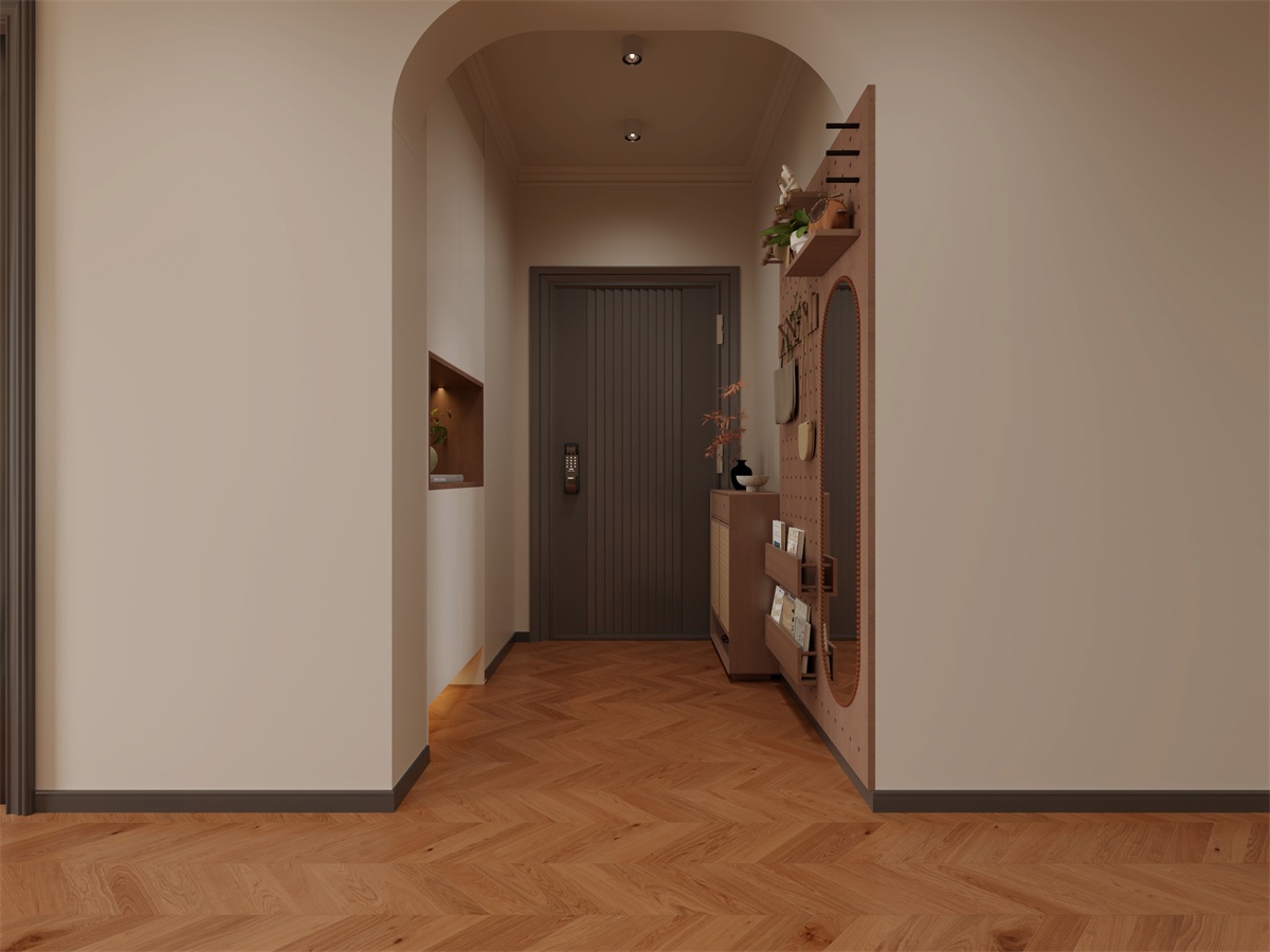 閱海萬家110㎡ | 奇葩戶型爆改中古風治愈美家！推門第一眼就驚艷！