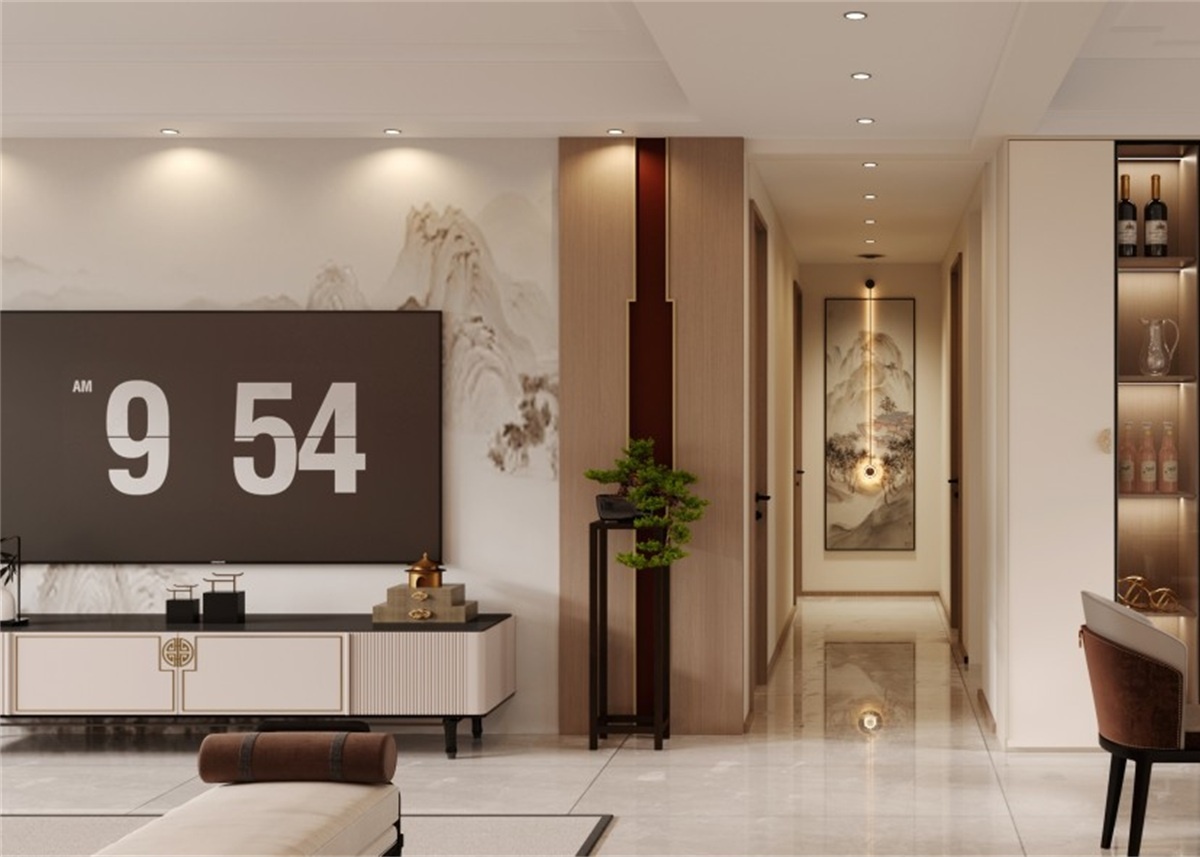 中海華樾185㎡ | 新中式到底有多絕？東方美學(xué)直接拿下一家老??！