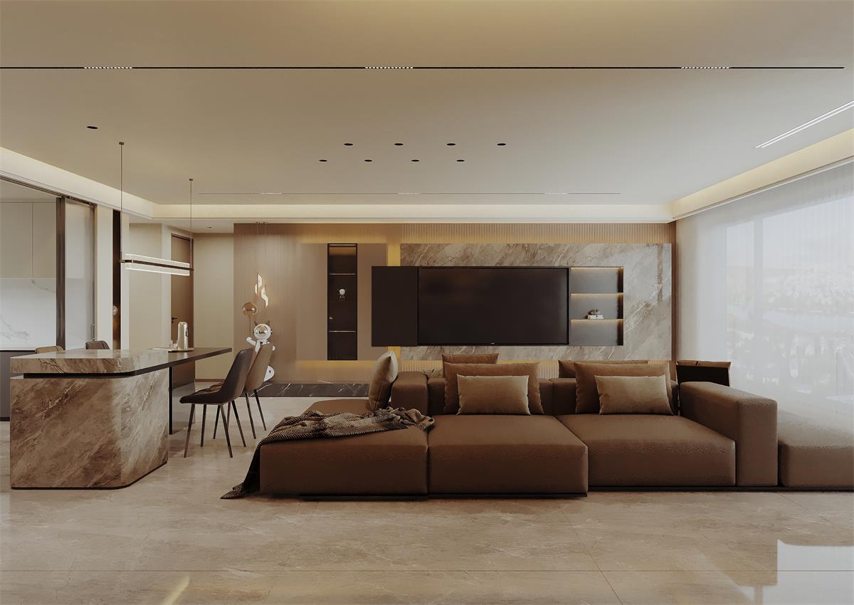 中恒央御143㎡ | 朋友說(shuō)：品味不錯(cuò)哦！你家意式輕奢風(fēng)顯貴又好看