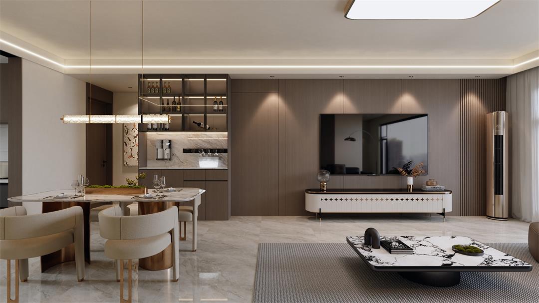 中海觀園132㎡ | 拯救審美疲勞！暖棕意式風(fēng)的家，溫暖又松弛